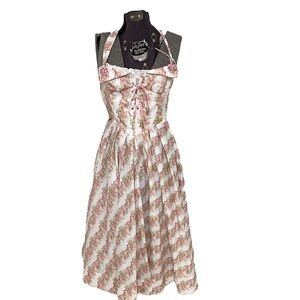 Floral Halter Midi Dress